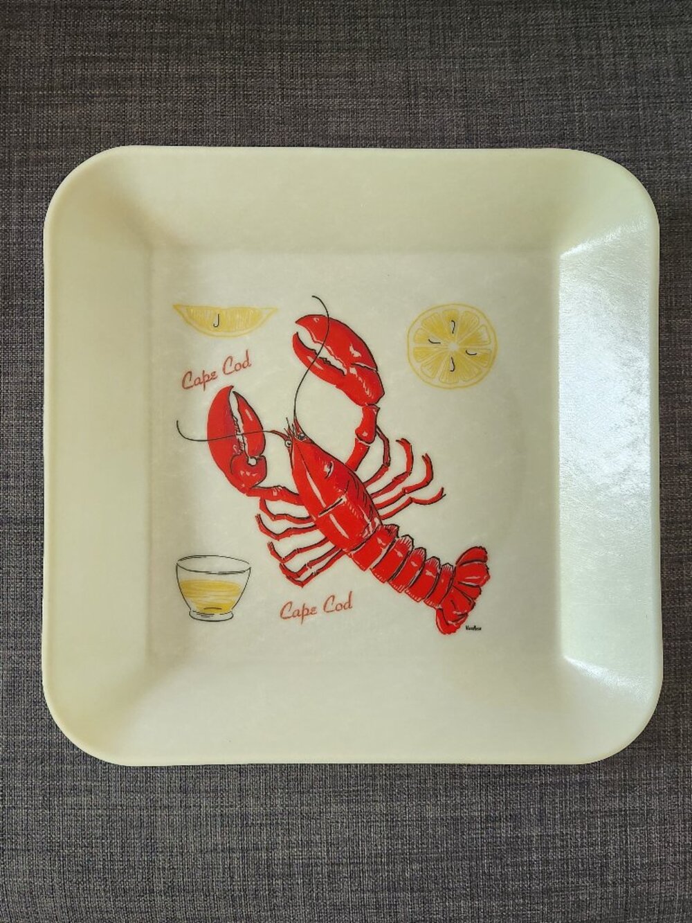 Vintage Fibreglass Cape Cod Lobster Tray